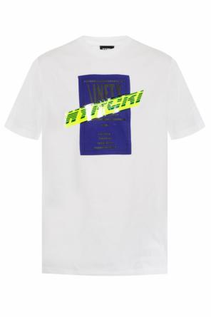 T-shirt z naszywką z nadrukiem, zdjęcie 1 T-shirt z naszywką z nadrukiem od Diesel